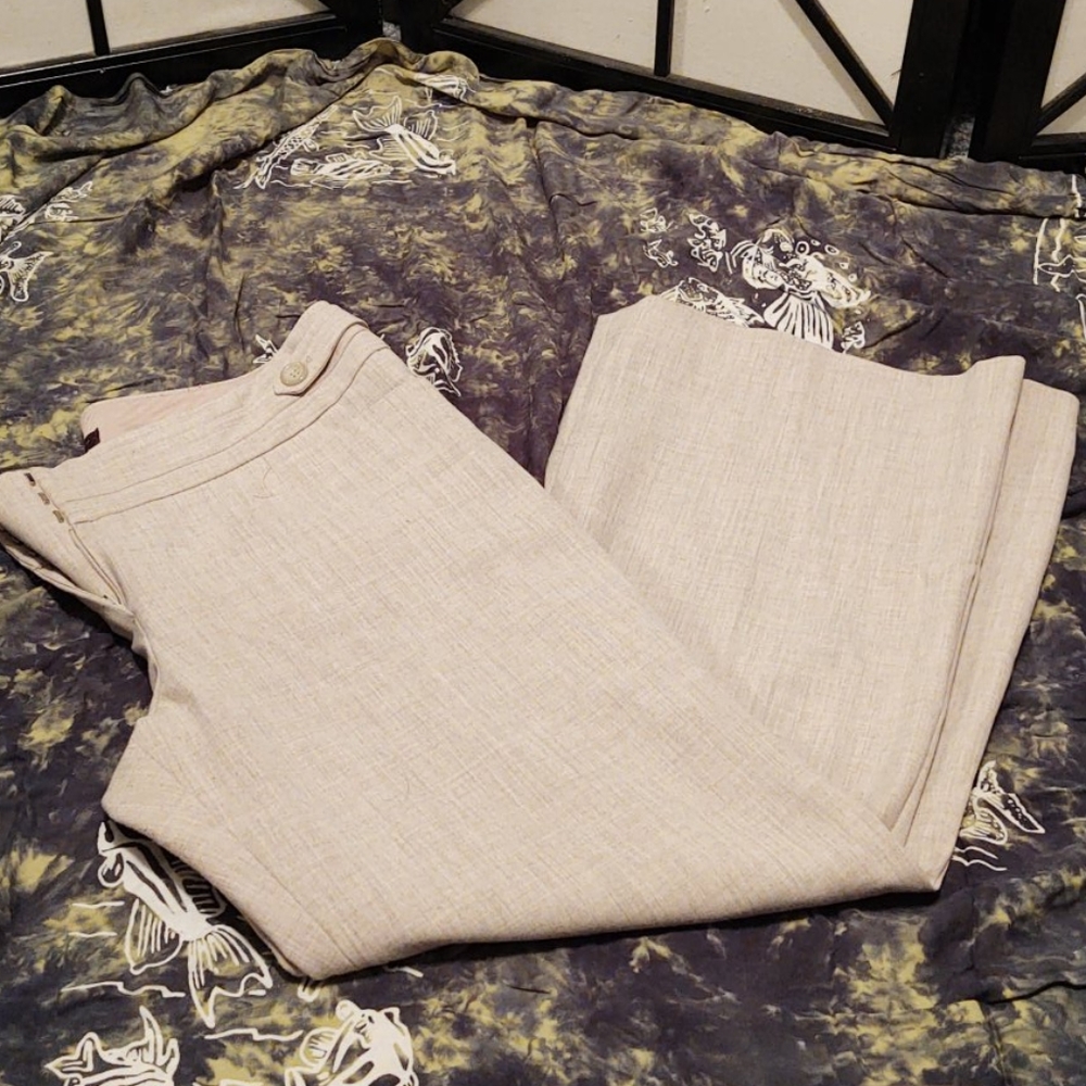 The limited tan suit pants
